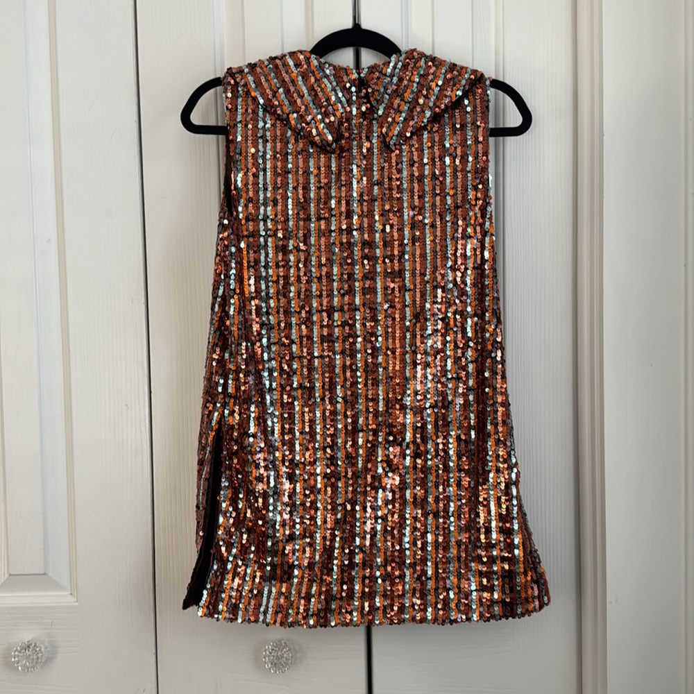 NWT Samsoe Samsoe Liv Sequin Top - Picture 3 of 5